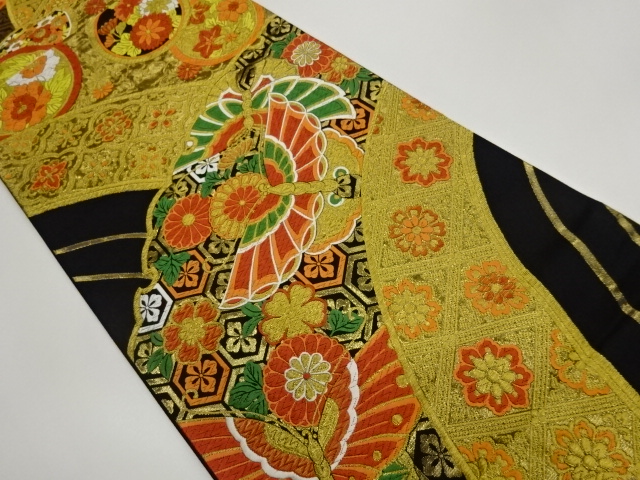 JAPANESE FUKURO OBI / WOVEN BUTTERFLY